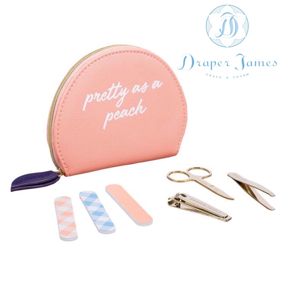 Draper James Pretty as a Peach Manicure Set